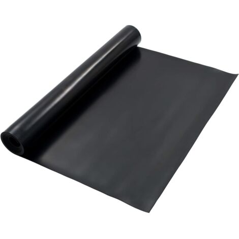 Tapis en caoutchouc antidérapant 1,2x5 m 3 mm Lisse - Tapis De Sol - Tapis Caoutchouc - Tapis Antidérapant - Protection Sol - Revêtement De Sol - Home & Living