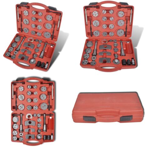 Kit d'outils de filetage de piston d'étrier 40 pcs - Outil De Frein - Étrier De Frein - Outil De Réparation Automobile - Kit De Montage De Frein - Plaquette De Frein - Home & Living
