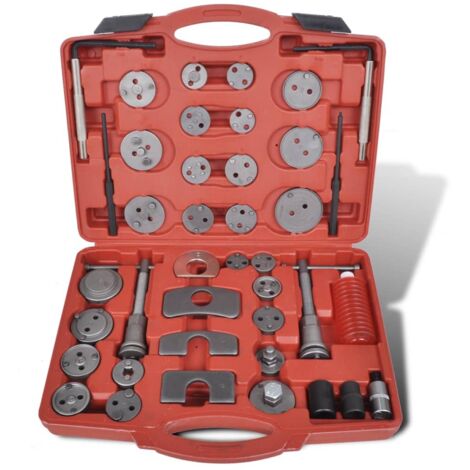 Kit d'outils de filetage de piston d'étrier 40 pcs - Outil De Frein - Étrier De Frein - Outil De Réparation Automobile - Kit De Montage De Frein - Plaquette De Frein - Home & Living