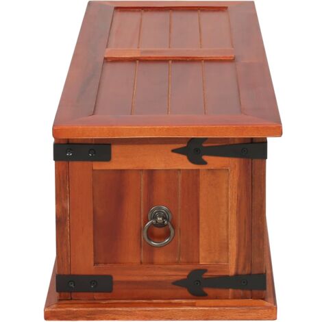 Coffre de rangement 60x25x22 cm Bois d'acacia solide - coffre de rangement -  coffres de rangement - Home & Living