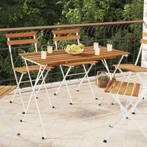 Blumfeldt Patras Lux Table de bistrot | 60 x 60 cm | Plateau de table