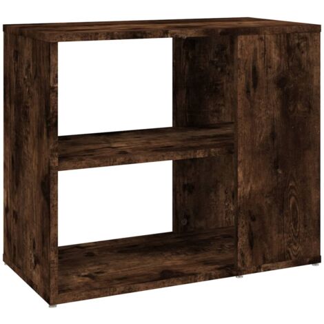 Armoire latérale Chêne fumé 60x30x50 cm Bois d'ingénierie - Buffet - Meuble De Rangement - Armoire Laterale - Commode - Mobilier - Home & Living
