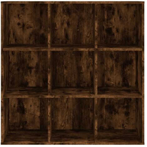 Armoire à livres chêne fumé 98x29x97,5 cm - Bibliothèque - Bibliothèque Moderne - Meuble Rangement - Étagère - Armoire Livre - Home & Living
