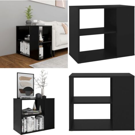 Meuble De Rangement Buffet Sonoma Gris 60x36x110 Cm - Armoire Latérale Avec 4 Compartiments Et 2 étagères - 9