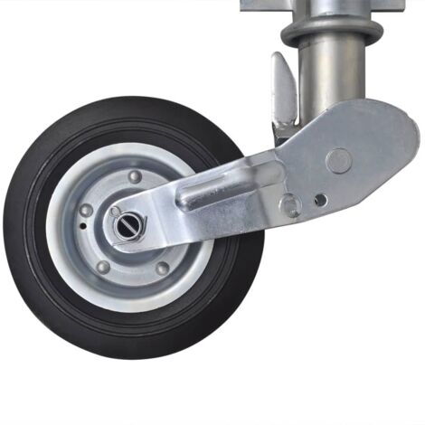 Roue de jauge pliable robuste 60 mm - roue jockey -  roues jockey - Home & Living