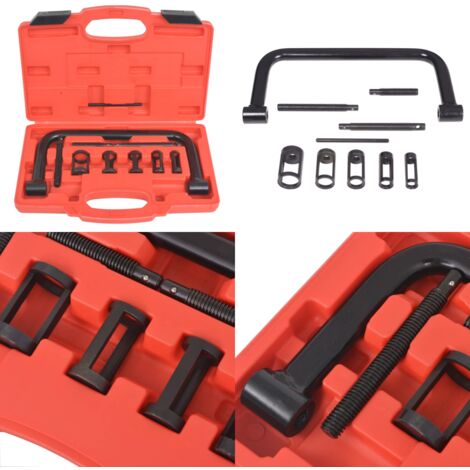 Kit de 10 outils de compresseur de ressort à valve - Outil De Voiture - Kit Outil Compresseur Ressort - Compresseur Ressort - Outil Mécanique - Réparation Moteur - Home & Living