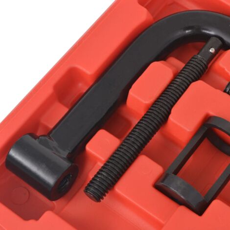 Kit de 10 outils de compresseur de ressort à valve - Outil De Voiture - Kit Outil Compresseur Ressort - Compresseur Ressort - Outil Mécanique - Réparation Moteur - Home & Living