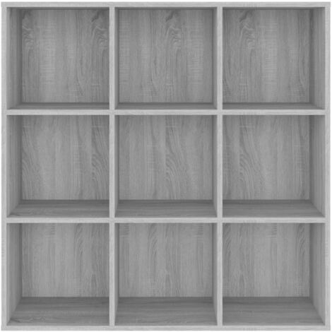 Armoire à livres sonoma gris 98x29x97,5 cm - Bibliothèque - Bibliothèque Moderne - Meuble Rangement - Étagère - Armoire Livre - Home & Living
