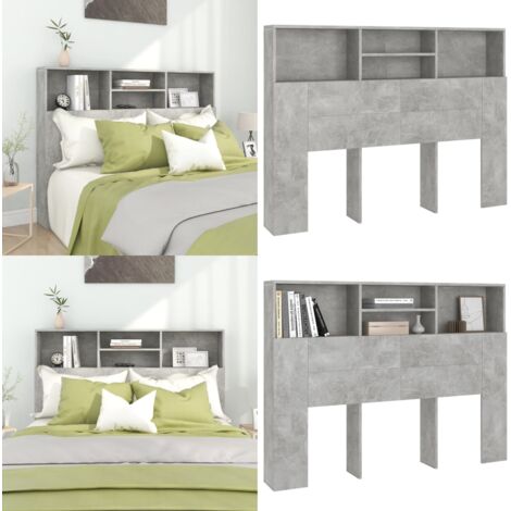 Tête De Lit LED 140 Cm Avec Rangement - Noir - Bois D'ingénierie - Lumières RGB - Pour Chambre à Coucher