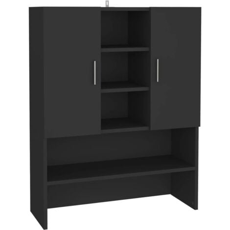 Meuble pour machine à laver Noir 70,5x25,5x90 cm - meuble pour machine à laver -  meubles pour machine à laver - Home & Living