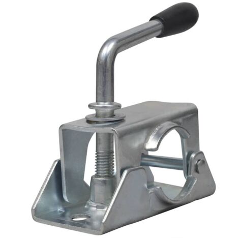 Roue de jauge 48 mm avec 2 tubes de support et 3 colliers - roue jockey -  roues jockey - Home & Living