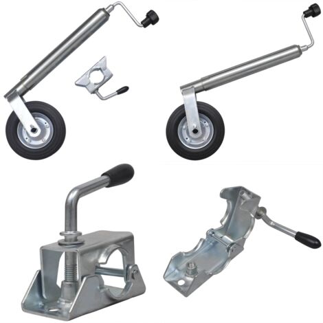 Collier De Roue Jockey Nervuré 48mm En Fonte Renforcée – AB Tools, Pour Remorques Et Props (OEM Standard)