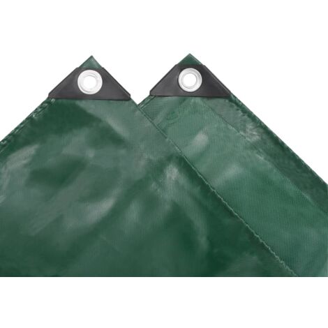 Bâche De Protection 4x7m - Tissu Imperméable 270g/m² Avec Coins Renforcés Et Œillets - Idéale Camping & Jardin