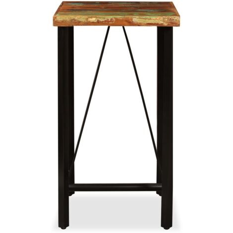Ensemble de bar 7 pièces (plateau en bois inclus) Bois de récupération
