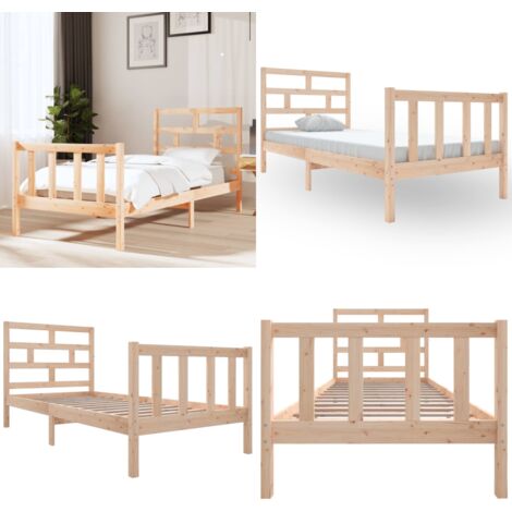 Lit individuel 90x200 avec tête de lit rembourrée, bandes décoratives dorées et port USB Type-C Lit individuel 90x200 avec tête de lit rembourrée, bandes décoratives dorées et port USB Type-C