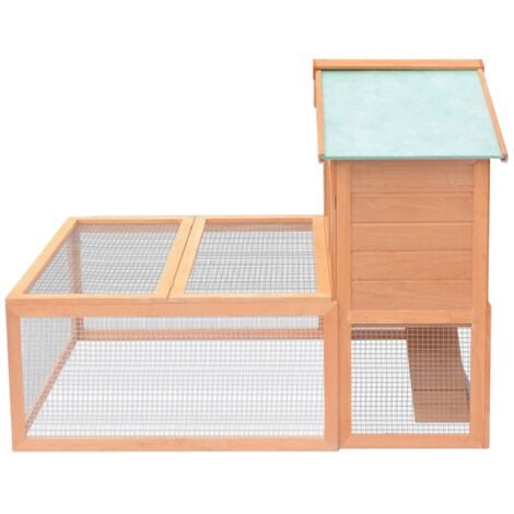 Cage pour animaux Bois - Clapier Lapin - Cages Pour Animaux - Animal Domestique - Habitat Petit Animal - Accessoires Animaux - Home & Living