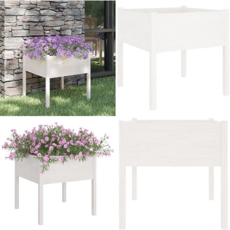 Jardinière | Pot de Fleurs blanc 110x40x23 cm bois de pin massif CFW18901 | Leroy Merlin Jardinière | Pot de Fleurs blanc 110x40x23 cm bois de pin massif CFW18901 | Leroy Merlin