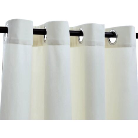 Rideaux occultants avec anneaux 2 pcs Velours Crème 140x175 cm - Rideaux Velours - Rideaux Occultants - Rideaux Décoratifs - Rideaux Pour Salon - Rideaux Pour Chambre - Home & Living