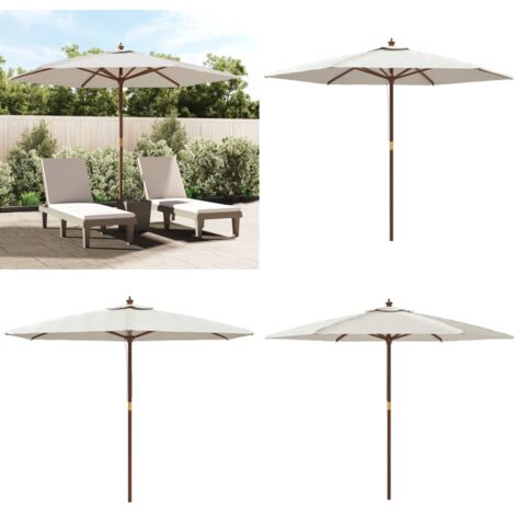 VidaXL Parasol De Plage Anthracite 215 Cm Avec Parois Latérales - Protection UV Complète
