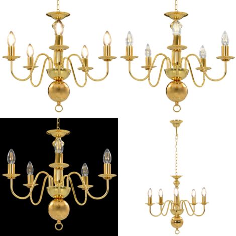 Lustre vintage à 5 ampoules | Kaufen auf