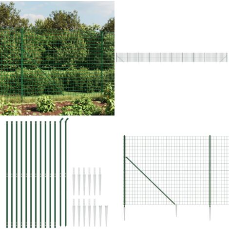 Clôture En Treillis Métallique - SALUTUYA - TJ6145 - Acier Galvanisé