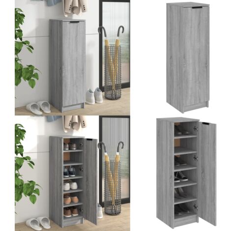 Armoire à Chaussures Blanc 102x36x60 Cm Bois D'ingénierie