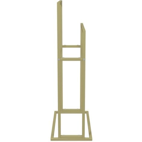Porte-serviettes sur pied Doré 48x24x78,5 cm Fer - porte-serviettes -  porte-serviettes - Home & Living