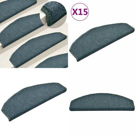 Lot De 15 Tapis Pour Marches éscalier HWC-G49, Protection D'escalier, 65x25cm ~ Rectangulaire