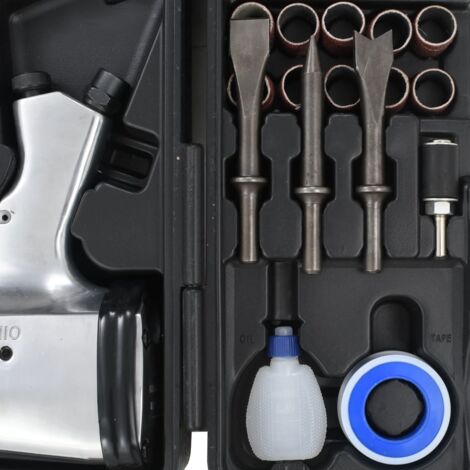 Kit d'outils pneumatiques 70 pcs - Ensemble D'outils Pneumatiques - Outils Pneumatiques Professionnels - Kit D'outillage Pneumatique - Meuleuse Pneumatique - Clé À Chocs Pneumatique - Home & Living
