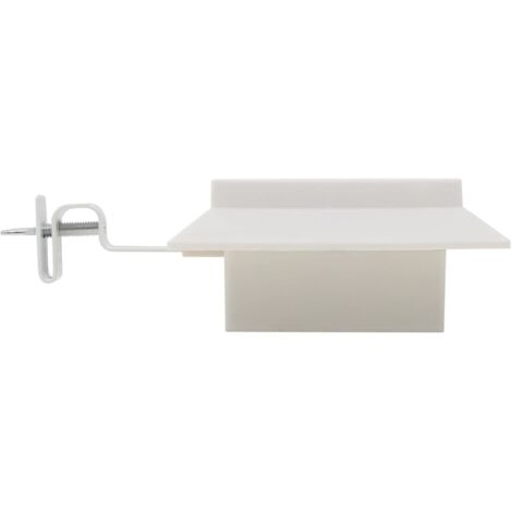 Lampe solaire à LED carrée d'extérieur 6 pcs 12 cm Blanc - Lampes Solaires Exterieures - Éclairage Solaire - Lumières Led Extérieures - Luminaires Extérieurs - Décoration Jardin - Home & Living