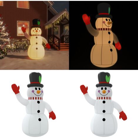 Avis sur le bonhomme de neige gonflable Wothfav avec lumières LED