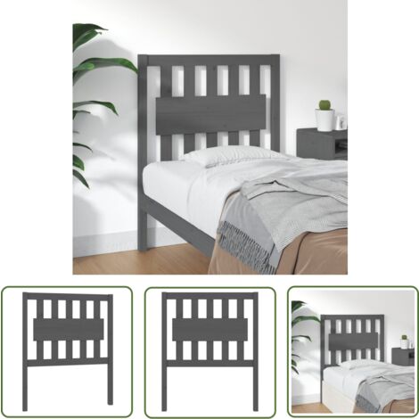 Tête de lit Bois massif de pin 81x4x100cm | Pour Couchage | Utilisé