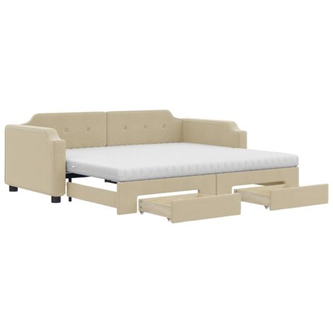 Canapé Lit Convertible 2 Places En Tissu Chenille - Dimensions 139x83 Cm, Charge 280 Kg - Avec Coussins Et Port USB