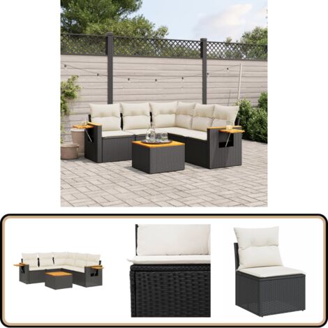 Salon De Jardin 35 Pièces En Résine Tressée VidaXL – Ensemble Complet Pour Terrasse Et Extérieur