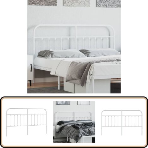 Tête de lit métal blanc 160 cm - COMFORTXL | Leroy Merlin Tête de lit métal blanc 160 cm - COMFORTXL | Leroy Merlin