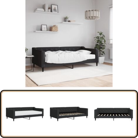 VidaXL Canapé-lit à 2 Places Lit De Jour Lit D'Invité Pliable Canapé