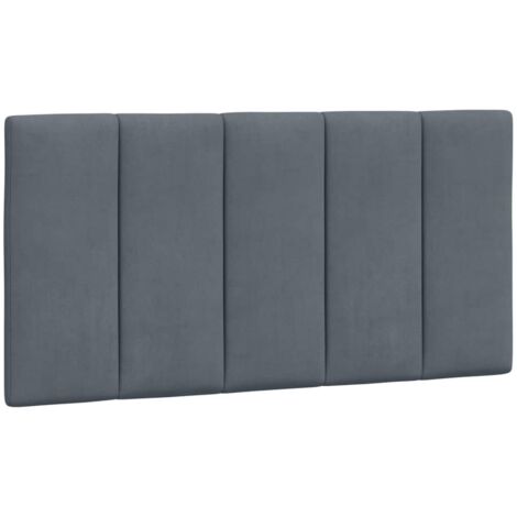 Oreiller Cale Tête De Lit 137 Cm - Comble Espace Matelas, 2 Poches Latérales, Gris, Housse Lavable