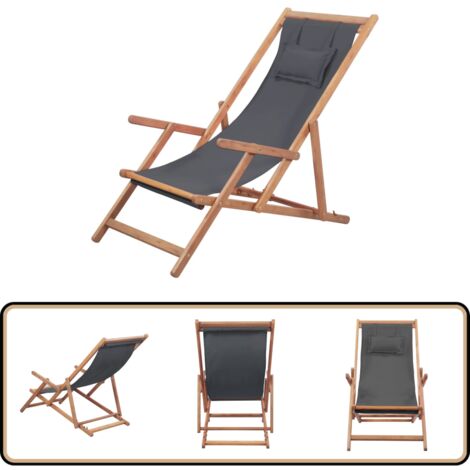 Mat De Plage Inclinable 15x43.3x15.8 '' Oxford Tissu étanche à La Plage Pliable Chaise Salon De Plage Léger Et Chaise De Plage De Plage Pour Adultes Pour Les Adultes Camping Park Beach