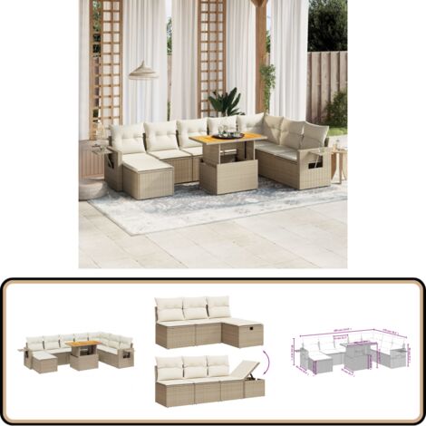 VidaXL Ensemble Bistro Jardin 3 Pièces Bois Acacia Massif - Table Ronde Pliable Avec 2 Chaises
