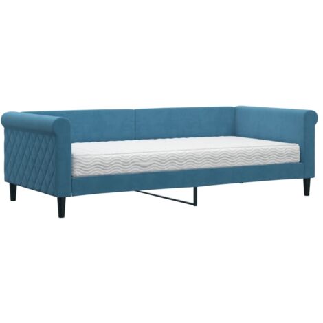 vidaXL Canapé pour Enfants 2 Places, Lit de Jour avec Dossier et Accoudoirs, Lit d'Invité pour Tout-Petits Salon, Anthracite Peluche Douce