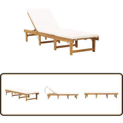 4pièces Supports De Réglage Pour Chaise Longue Plastique