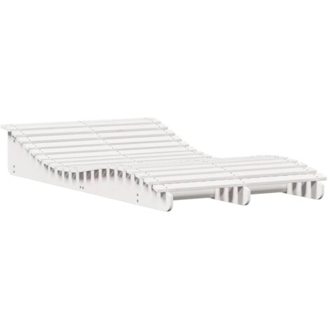 Lit De Jour / Chaise Longue Baroque Bois Laqué Blanc Incrustations Or - Arterameferro