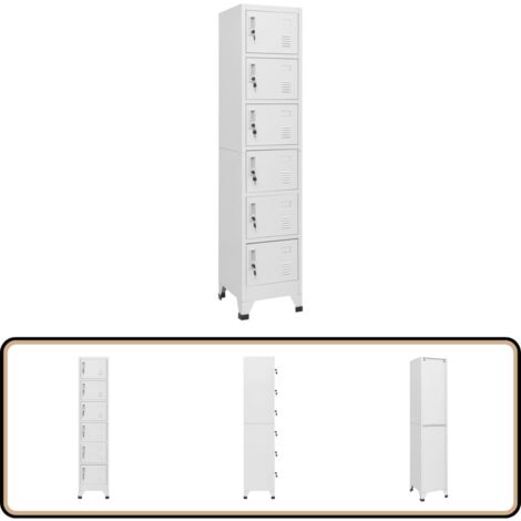 VidaXL Classeur Armoire Acier Gris Clair 90x40x70 Cm - Meuble De Rangement Bureau