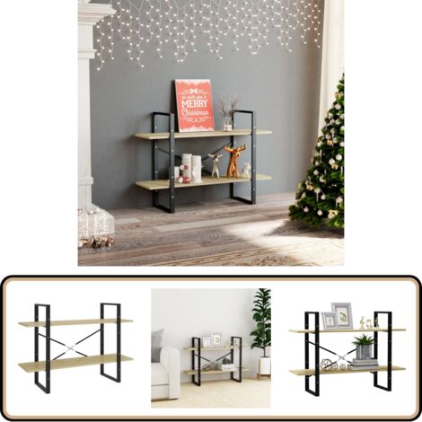 Honiter Étagère De Bureau Pour Dessus De Bureau, étagère De Bureau En Bois, étagère De Bibliothèque Réglable à 2 Niveaux, Support De Bureau Empilable Autonome, Organiseurs De Rangement Pour Comptoir