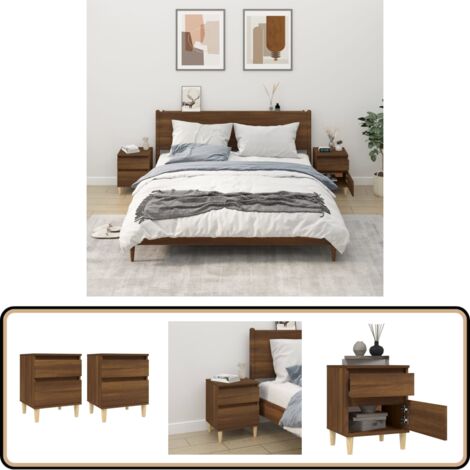 Lot Chambre Ikea Lit Matelas Commode Table Chevet Marron