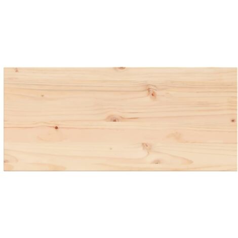 Dessus De Table Hêtre Massif 100x50x1,5 Cm – Plateau Remplacement Table, Rectangulaire, Non Traité
