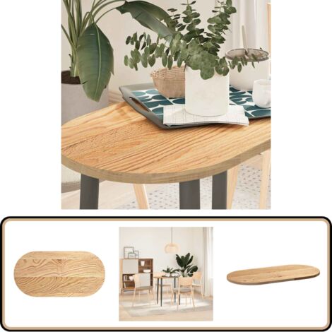 Piano Tavolo | Piano Scrivania Bianco 80x40x2,5 Cm In Legno Massello Di Pino Cfw10133 90637805