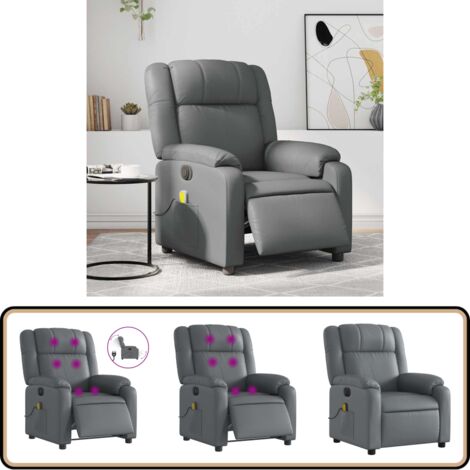 Fauteuil électrique Médical Relaxant – Gris – Sans Marque – Neuf