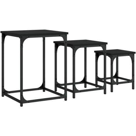 vidaXL Table basse avec dessus en verre transparent 78,5x40x45cm acier vidaXL Table basse avec dessus en verre transparent 78,5x40x45cm acier
