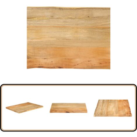 Dalle Cerisier Bord Vivant Bois Dur 670x320-350x90mm